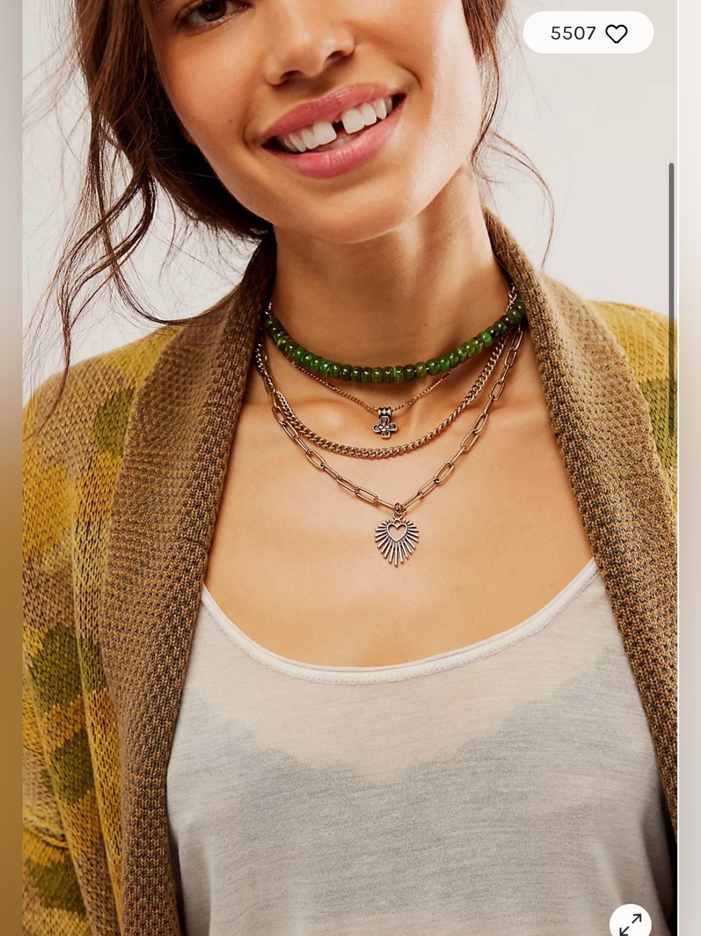 Free People Yosemite Layered Necklace - Picture 3 of 4